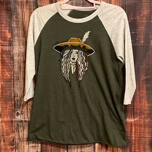 Hooey Feather in your hat Women's 3/4 sleeve Tshirt